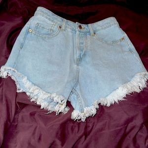 WILD FABLE Denim Cut-Off Shorts Size 00 VGUC
